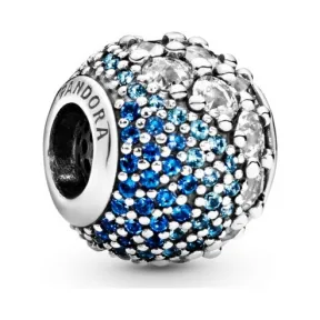 潘多拉/Pandora Pavé密镶蓝色魔法925银串饰797032NABMX