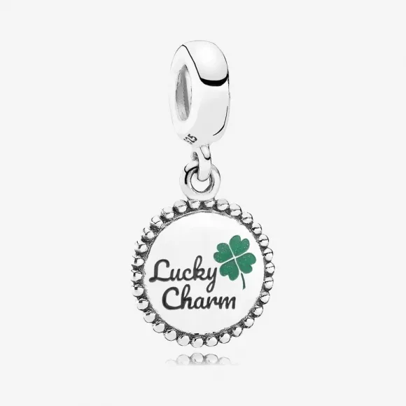 潘多拉/Pandora 幸运吊坠魅力，混合珐琅