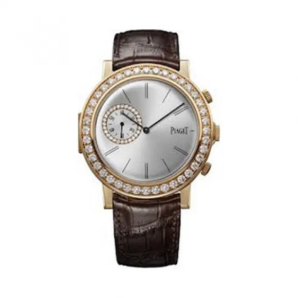 伯爵/Piaget ALTIPLANO系列 手动机械 18k玫瑰金镶钻 男表 G0A32151