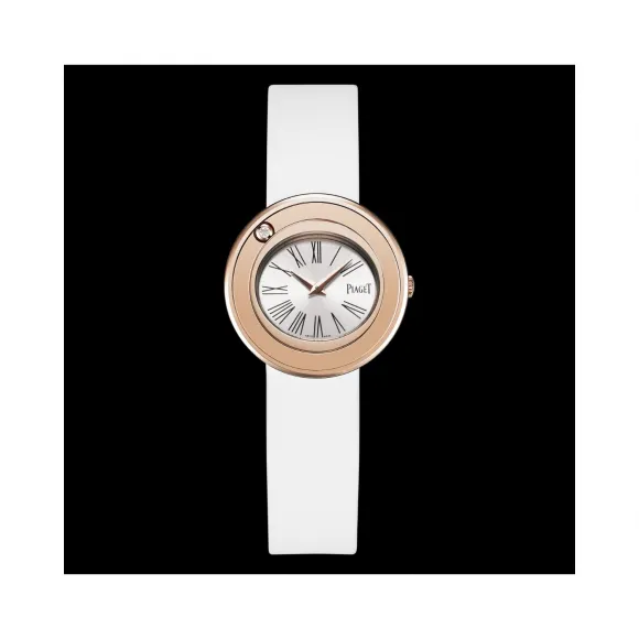 伯爵/Piaget 时来运转系列 石英机芯 18k玫瑰金 女表 G0A35084