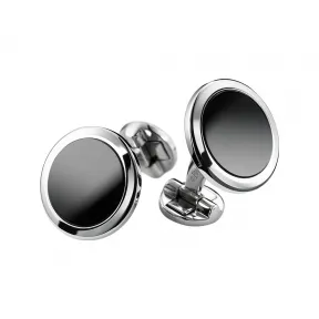 伯爵/Piaget 缟玛瑙白金袖扣-珠宝 G31A2800