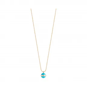 伯爵/Piaget 绿松石玫瑰金钻石吊坠-珠宝 G33PA400