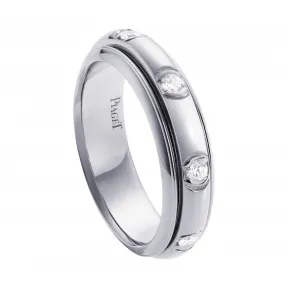 伯爵/Piaget 白金镶钻戒指 - 高级珠宝G34P6C00