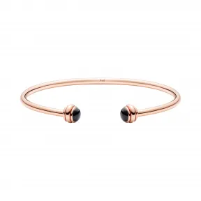 伯爵/Piaget 缟玛瑙玫瑰金开放式手镯-珠宝 G36PC200
