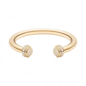 伯爵/Piaget 黄金钻石开放式手镯 -  G36PF900