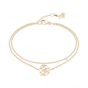 伯爵/Piaget 玫瑰金钻石手链G36U5900