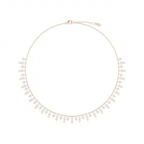 伯爵/Piaget 玫瑰金钻石项链 - 高级珠宝 G37R0600