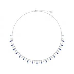 伯爵/Piaget 白金蓝宝石钻石项链 - 珠宝 G37R0900