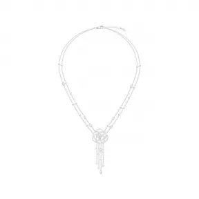 伯爵/Piaget 白金钻石项链 - 高级珠宝 G37UB100