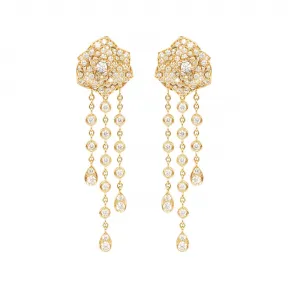 伯爵/Piaget 玫瑰金钻石耳环-珠宝 G38U0075