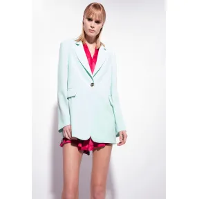 品高/Pinko 弹力绉绸单排扣单西 1000457624E18