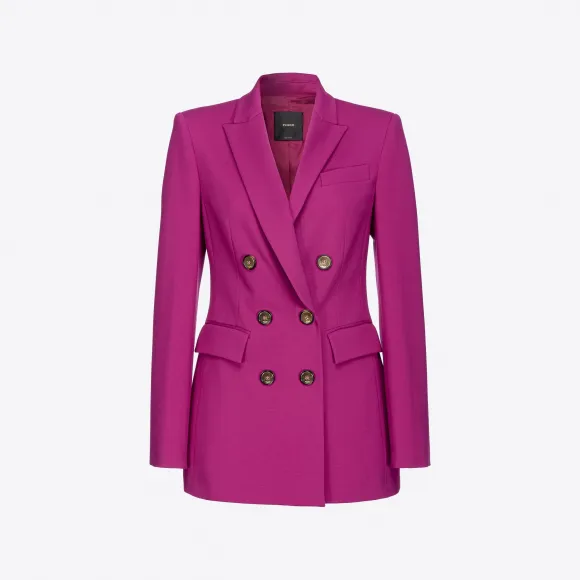 品高/Pinko Punto Stoffa 双排扣单西 100154A15MVIB