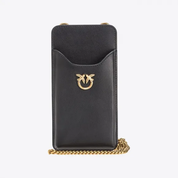 品高/Pinko 皮革手机袋 100266A0F1Z99Q