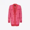 品高/Pinko Monogram 提花阔型开衫 100303Y7VFYR4