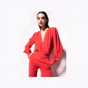 品高/Pinko 纽扣装饰罩衫 1004008889R48