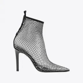 品高/Pinko 水晶装饰网布短靴 100984A0N7Z99