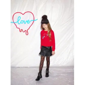 品高/Pinko LIMOUSINE BLACK BAGNINO仿皮半身裙 1A11G3Y5QTZ99