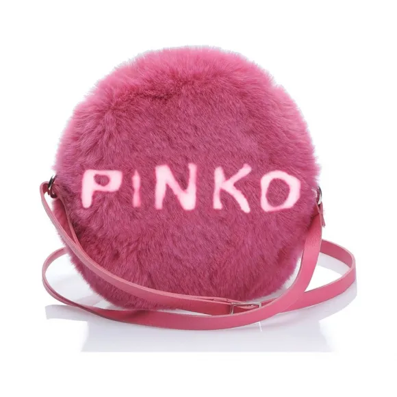 品高/Pinko LIGHT BEETROOT CORISTA FAUX LAPIN手提袋 1A11H8Y5RMN17