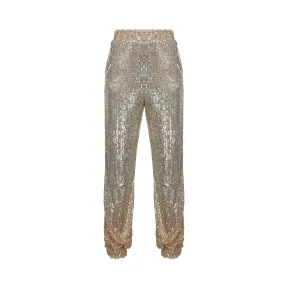 品高/Pinko 明暗变化效果全体亮片慢跑裤 1C10B9-8185HH5