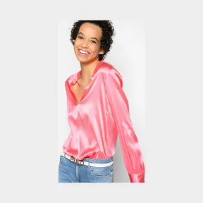 品高/Pinko 弹力缎布罩衫 1G14TV-ZR64N57