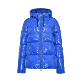 品高/Pinko 尼龙水晶面料连帽羽绒服 1G15L0-Y6BJG18