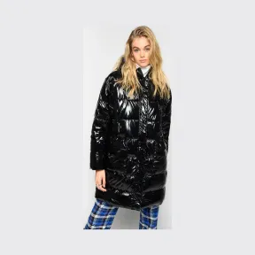 品高/Pinko 长款光泽羽绒服 1G165Y-Y5NPZ99