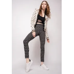 品蔻/Pinko Monogram 打底裤 1G177X8583ZCB