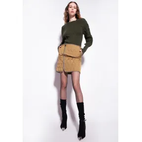 品蔻/Pinko 绗缝迷你半裙 1G17Y5Y828V66