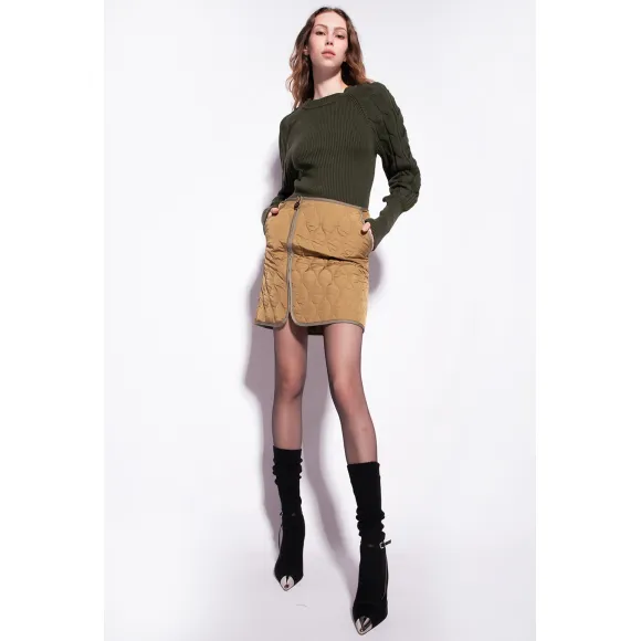 品蔻/Pinko 绗缝迷你半裙 1G17Y5Y828V66