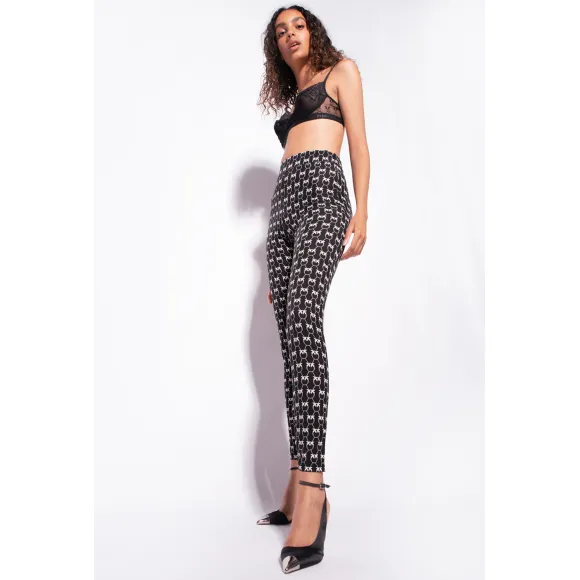 品蔻/Pinko Monogram 打底裤 1G17YU8583ZCB