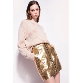 品蔻/Pinko 层压迷你半裙 1G183MA01OH55