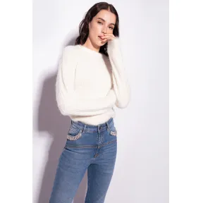 品蔻/Pinko 羊驼毛混纺毛绒套衫 1G18A2A060Z07