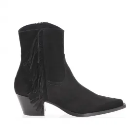 品高/Pinko 流苏装饰德克萨斯短靴 1H20QY-Y63HZ99