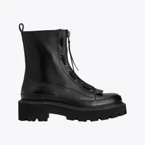 品蔻/Pinko 皮革军靴 1H213EA076Z99