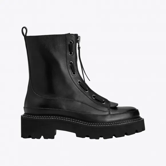 品蔻/Pinko 皮革军靴 1H213EA076Z99