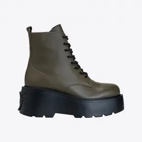 品蔻/Pinko 防水台军靴 1H214FA08KL66