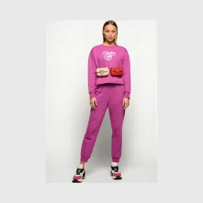 品高/Pinko Love Birds徽标卫衣布慢跑裤 1N12XZ-Y75FW55