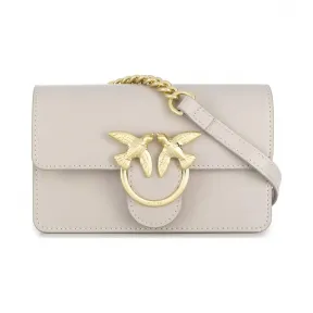 品高/Pinko 女性 浅灰色 牛皮 腰包 1P21EE-Y5FFD08