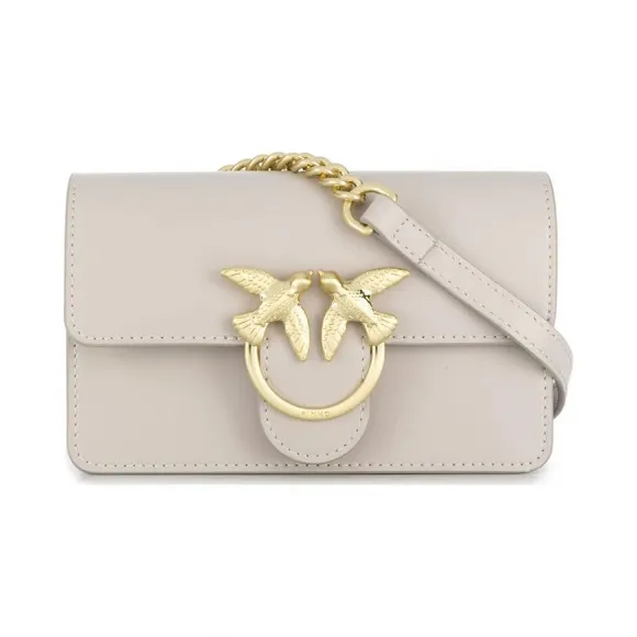 品高/Pinko 女性 浅灰色 牛皮 腰包 1P21EE-Y5FFD08