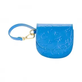 品高/Pinko 淡蓝色 华盛顿复古皮革+尼龙手提袋 1P21HMY5VSF23