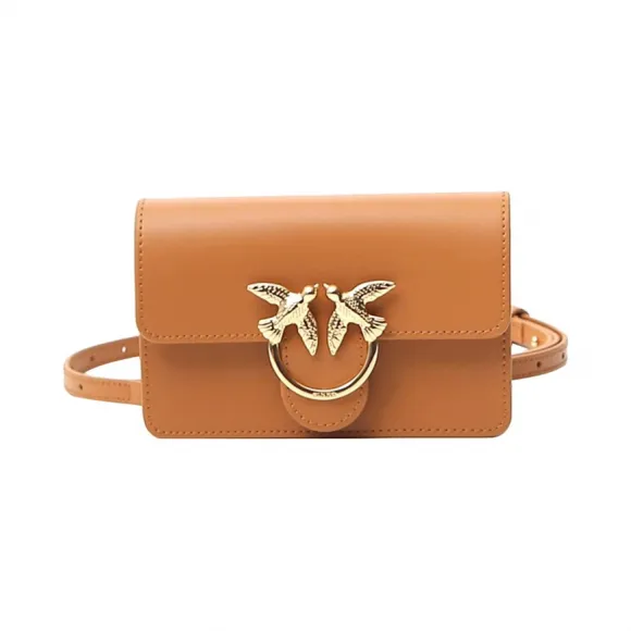 品高/Pinko 女性 啡色 皮革 手提包 1P21KR-Y5FFL11