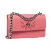 品高/Pinko 女性 粉红色 皮革 手提包 1P21ML-Y65ZN49
