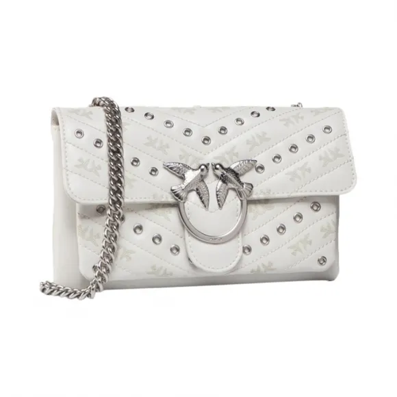 品高/Pinko 女性 白色 皮革 手提包 1P21NQ-Y66PI09