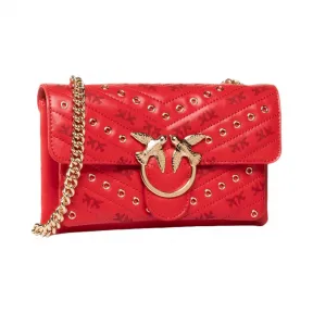 品高/Pinko 女性 红色 皮革 手提包 1P21NQ-Y66PR24