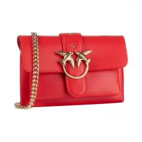 品高/Pinko 女性 红色 牛皮 手提包 1P21QQ-Y5FFR24