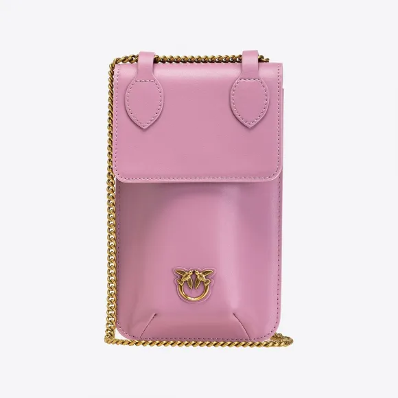 品蔻/Pinko 皮革手机袋 1P22XHY5H7O78Q