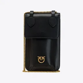 品蔻/Pinko 皮革手机袋 1P22XHY5H7Z99Q