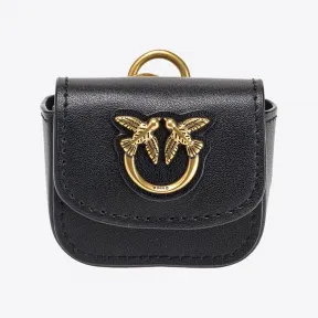 品蔻/Pinko 皮革耳机保护套 1P22XJY5H7Z99Q