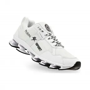 普兰/Plein Sport 白色 男士 跑步鞋 F19S-MSC2239-STE003N_01