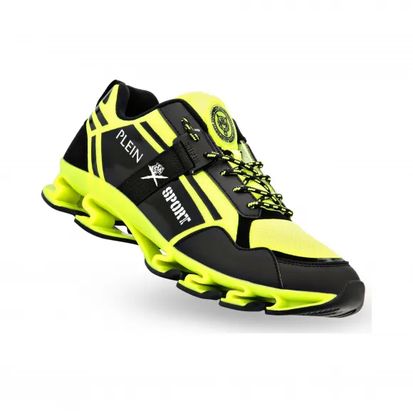 普兰/Plein Sport 黄色 男士 跑步鞋 F19S-MSC2239-STE003N_09